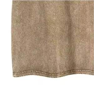 T-shirt homme surdimensionné respirant du fabricant professionnel Logo personnalisé Lavage à l'acide Style vintage 100% coton Witered OEM - Product Image 6