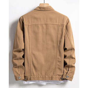 Chaqueta vaquera para hombre de nuevo estilo con tarifa asequible, gran oferta, logotipo personalizado, ropa para exteriores, chaqueta vaquera de manga completa de tendencia superior para hombre - Product Image 3