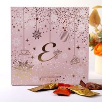 Calendario de Adviento de Lujo Personalizado para Ramadán, Caja de Regalo de Chocolate para el Día de San Valentín, Hecho en Vietnam, Papel y Cartón