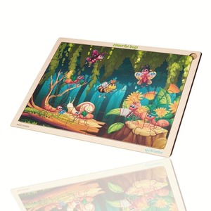 Rompecabezas de insectos de madera coloridos personalizados OEM/ODM-Juguetes educativos con temática de insectos, proveedor mayorista directo de fábrica - Product Image 5