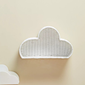 Natural Handmade Rattan White Cloud Shaped Decorative Shelf <b>for</b> Kid's Room & Decoration <b>for</b> Kids Made in Vietnam Wholesaler - Product Image 3