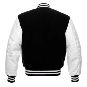 Chaqueta Varsity de Béisbol Personalizada de Alta Calidad para Hombre, Invierno, Lana, Chenilla, Casual, con Botones, Secado Rápido, Ecológica - Product Image 2