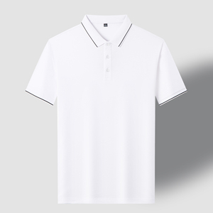 Camisa de Hombre 2025, 100% Algodón, Tejida, Bordada, con Logotipo Personalizado, Casual, Antiarrugas, Absorbe la Humedad, de Lujo, Táctica, Manga Corta - Product Image 6