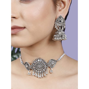 GS Vintage White Flower Round Choker Stylish <b>Wedding</b> <b>Accessory</b> - Product Image 2