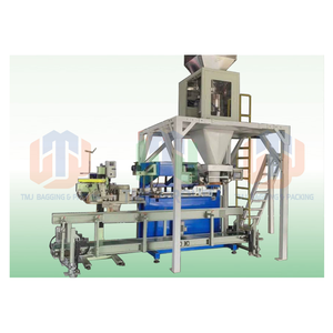 Venta al por mayor, máquina de ensacado automático, funcionamiento para alimentos para perros, alimentos para mascotas, 20Kg-50kg, costura de embalaje de bolsas de papel - Product Image 1