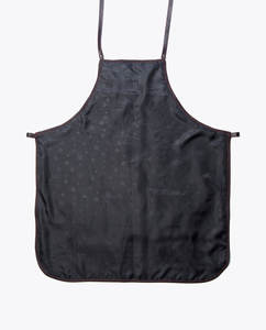 Delantal de Trabajo Profesional de Cuero Negro con Bolsillos Rojos para Herramientas, Delantal de Artesano Profesional - Product Image 2