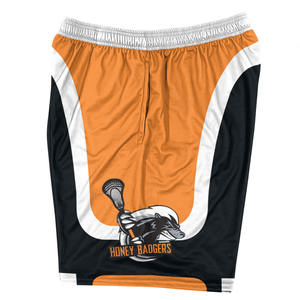 Short de crosse Unisexe Réversible 100% Polyester Durable Couleur Personnalisée Logo Sublimation Imprimé Séchage Rapide Respirant Athlétique - Product Image 6