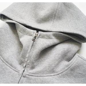 Sweat-shirt à capuche surdimensionné et lourd, 100% coton molletonné, sensation aérée pour homme, motif uni, numérique, automne-hiver - Product Image 3