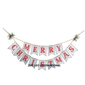 Acier Métal Forme Unique Art mural de Noël Décoration murale de Noël de luxe faite à la main Art mural de Noël de luxe - Product Image 3