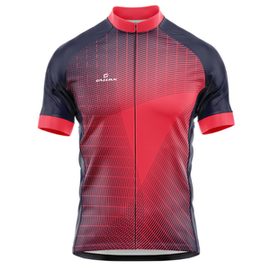 Maillot de Ciclismo Personalizado de Secado Rápido, Uniforme de Entrenamiento de Manga Corta con Cremallera, Ajustado, de Verano, Hecho de Poliéster, Fabricación OEM - Product Image 5