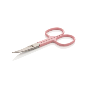 Ciseaux à ongles extra fins en acier inoxydable rose avec logo personnalisé Ciseaux à cuticules de haute qualité pour femmes et hommes - Product Image 4