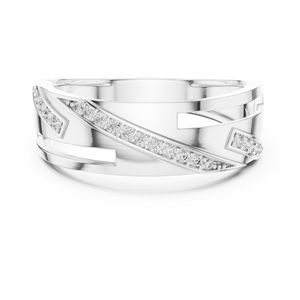 แหวนเพชรทรงกลมสีเหลืองทอง 14K ที่เพาะเลี้ยงในห้องปฏิบัติการสำหรับสวมใส่ในชีวิตประจำวัน |   เพชรที่เพาะเลี้ยงใหม่ - Product Image 2