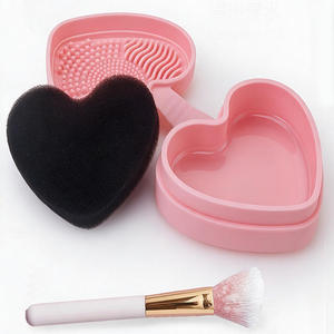 Nueva Bandeja de Silicona en Forma de Corazón para Cuidado de la Belleza, Herramienta de Maquillaje, Lavabo de Doble Uso Húmedo y Seco para el Hogar - Product Image 3