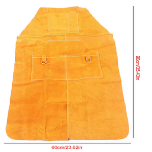 Ropa DE SEGURIDAD reflectante a prueba de agua ajustable, delantal de soldadura de cuero dividido personalizable con soporte de logotipo - Product Image 3