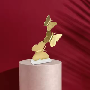 Metal decoración mariposa escultura decorativa para mesa y decoración del hogar - Product Image 3