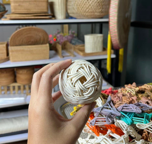 เครื่องประดับหวายคุณภาพสูงของตกแต่งต้นคริสต์มาสแบบแขวนทำจากหัตถกรรมหวายธรรมชาติ100% จากเวียดนาม - Product Image 4