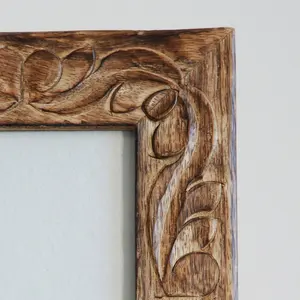 Handcrafted Sustainable Mango Wood <b>Photo</b> <b>Frame</b> Art Deco Style New Baby Wall Decoration for Home Anniversary Occasion - Product Image 6