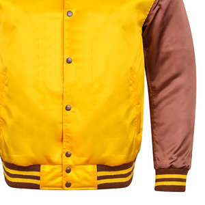Chaquetas universitarias de moda para hombre con diseño personalizado transpirable, chaquetas universitarias de invierno con bordado OEM personalizado de talla grande para hombre - Product Image 6
