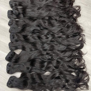 Paquete de cabello ondulado natural de trama de cabello crudo 100% extensiones de cabello humano vietnamita - Product Image 6