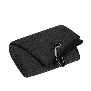 ผ้าขนหนูวาฟเฟิลสำหรับกอล์ฟ ผลิตจากวัสดุประสิทธิภาพสูง น้ำหนักเบา เหมาะสำหรับทำความสะอาดอุปกรณ์กีฬาและใช้ในชีวิตประจำวัน - Product Image 1