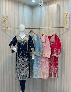 Ssumaira's Women Shalwar Kameez Pakistani & Indian 3 piezas cosido Anarkali Vestidos - Product Image 5