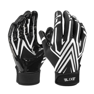 Recién llegado, guantes deportivos personalizados con dedos completos, ropa de entrenamiento de fútbol americano, guantes de cuero transpirables - Product Image 1