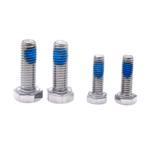 M10 C1022ไนลอนสีฟ้าตัวล็อกในตัวแผ่นไนลอนกันหลวมสลักเกลียวหัวหกเหลี่ยมสกรูฝาครอบสกรูตัวยึด THV เวียดนาม - Product Image 4