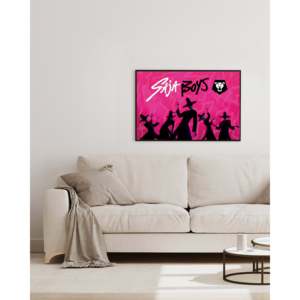 Modern KPop Demon Hunters <b>Poster</b> Saja Boys Wall Art Made of Paper - Product Image 4