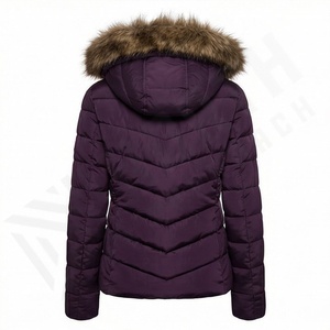Ladies Quilted Winter Parka Jacket Windproof Outerwear Thick Quality Full Sleeve Stylish Wear Coat Thermal Insulated Outerwear - Product Image 2