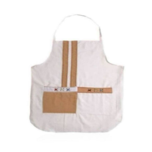 Vente en gros de bavoir de cuisine en coton sans manches pour femmes, tablier lavable, poches, toile imperméable, cuisine personnalisée - Product Image 5