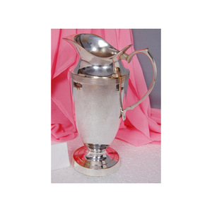 Jarra de agua de metal plateada creativa moderna elegante nuevo diseño jarra de cristal de alta calidad estándar fiestas venta precio barato - Product Image 2