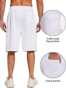 กางเกงขาสั้นสำหรับผู้ชายแบบไม่มีรอยต่อสำหรับเล่นกีฬาฟิตเนสโยคะออกกำลังกายกางเกงขาสั้นสำหรับยิมแบบกำหนดเองใหม่2025 - Product Image 4