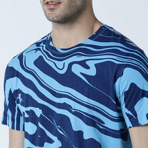 T-shirts à manches courtes 100% coton personnalisés des fabricants d'usine OEM pour hommes Tissu tricoté Concevez vos propres chemises à vendre - Product Image 6