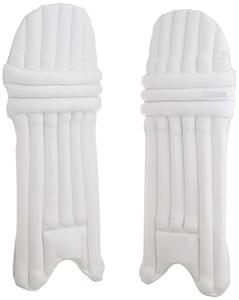 Protectores de pierna de bateo de cricket de cuero blanco Premium con la máxima protección para cada bateador - Product Image 4