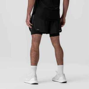 2 in 1 Running Gym <b>Shorts</b> for Men Athletic 2 in 1 Breathable <b>Zipper</b> <b>Pockets</b> 5 Inch Men's Workout <b>Shorts</b> Plus Size Sports <b>Shorts</b> - Product Image 1