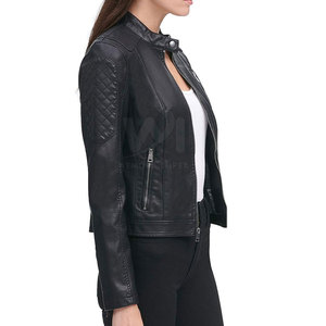 Chaqueta de Cuero para Mujer, Transpirable, de Alta Calidad, a Bajo Precio, la Más Vendida - Product Image 5