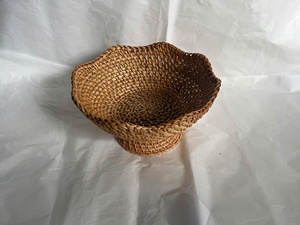 VGREENART Luxury Boho Style Bamboo Rattan Coasters Set Handmade Eco-Friendly 6-Piece Home <b>Storage</b> Organization - Product Image 5