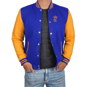 Chaquetas de Invierno Estilo Letterman para Hombre, con Cuello Alto, 100% Algodón, Tallas Personalizables - El Mejor Diseño para Venta en Línea - Product Image 1
