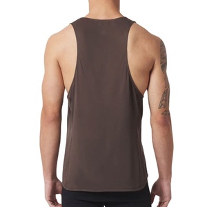 2026 Seamless <b>Singlet</b> Plain Manufacturer Streetwear Vintage Custom Design Round Neck Sleeveless Running Wear Tank Top <b>For</b> <b>Men</b> - Product Image 2