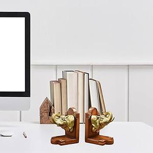 Sujetalibros de metal de calidad superior de última moda que son de tendencia en el diseño de interiores perfecto para hogares y oficinas modernas - Product Image 4