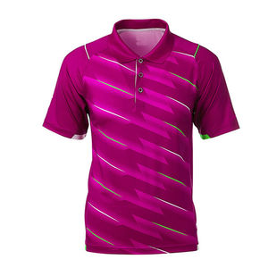 เสื้อโปโล2025เสื้อกอล์ฟพิมพ์ลายซับลิเมชันเร็วเสื้อโปโลออกแบบโลโก้ได้ตามต้องการ - Product Image 3