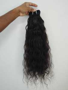 Extensiones de Cabello Natural Remy Virgen con Ondas Suaves y Doble Trama - Product Image 2