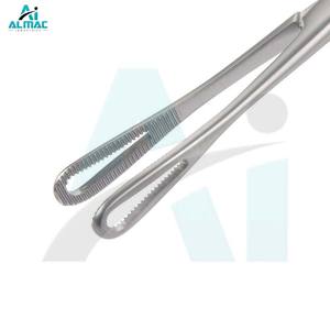 ALMAC Fiable Rampley Sponge Holding Forceps Instrumento quirúrgico avanzado para uso clínico en quirófanos y médicos - Product Image 5