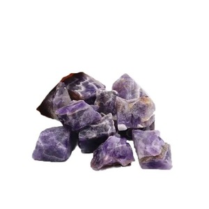 Piedra de cristal crudo de amatista azul de calidad superior para la fabricación de meditación Reiki de energía curativa y decoración del hogar a precio de fábrica - Product Image 4