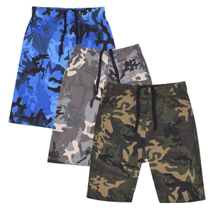 Jersey de algodón de alta calidad para hombre, pantalones cortos de punto, estilo callejero, pantalones cortos de lana transpirables hasta la rodilla personalizados - Product Image 3