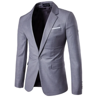 Jas Blazer Bisnis Pria Ukuran Besar Premium Berkualitas Harga Grosir Murah Desain Khusus Kancing Solid Bernapas