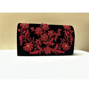 Bolso de mano ligero de nailon con amatista y Jade para mujer, práctico bolso de noche de viaje para mujer, monedero nupcial de lujo - Product Image 1