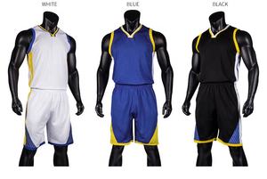 Ensembles de maillots de sport pour hommes, uniformes de basket-ball, shorts de basket-ball, kits de chemises sans manches, vêtements de sport, respirant pour jeunes - Product Image 4