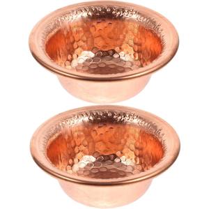 Tazón de Cobre Martillado Artesanal al por Mayor, Tazón de Metal Tradicional para Servir y Decorar para el Hogar, Hoteles y Restaurantes - Product Image 2