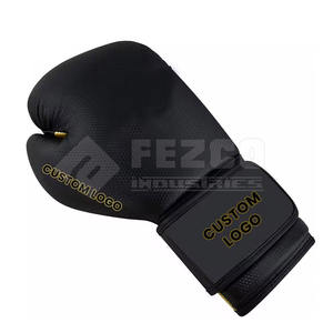 Gants de boxe en cuir sur mesure-Fermeture à crochet et boucle évacuant l'humidité Couleurs et conceptions personnalisées de haute qualité disponibles - Product Image 3